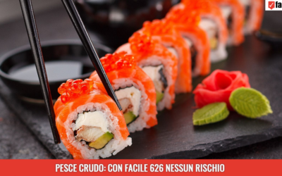 Pesce crudo: con Facile626 nessun rischio. Ce lo spiega il titolare di Hanami Sushi Gourmet di Udine.